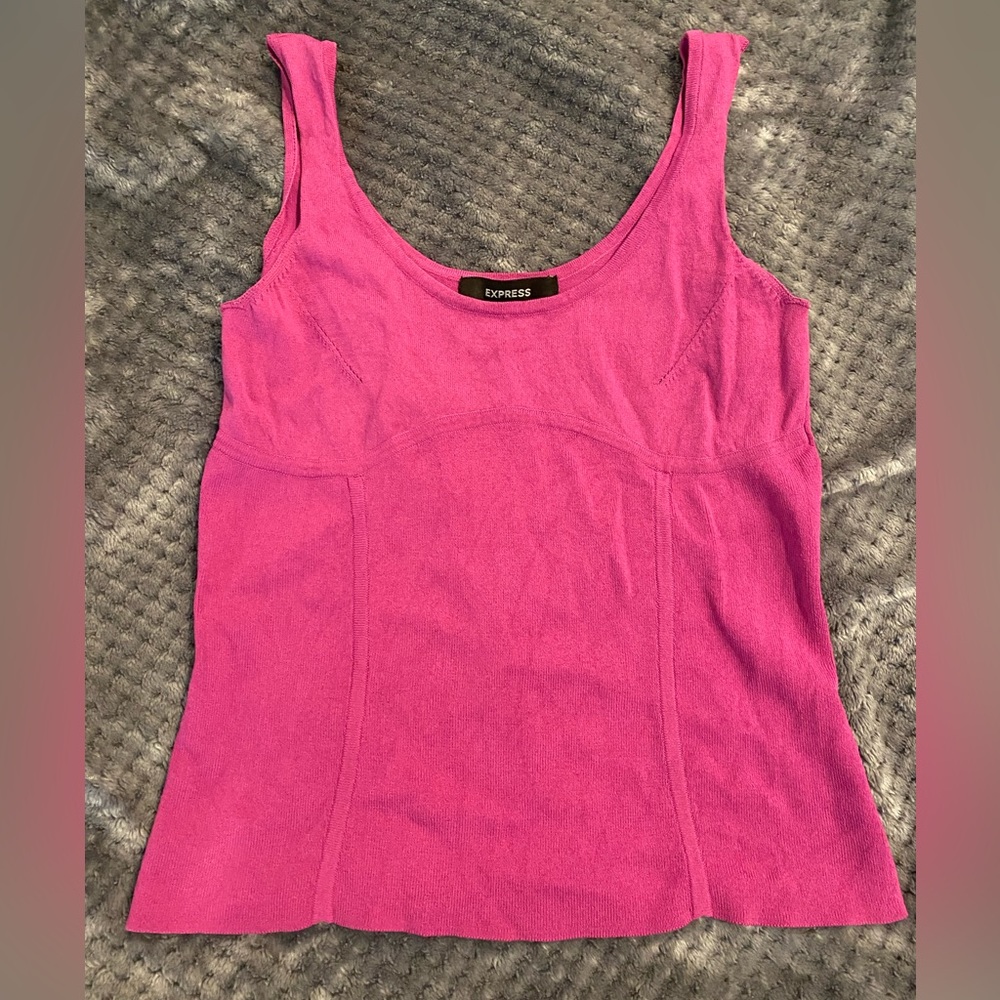 PC gorgeous pink Express tank top szM
